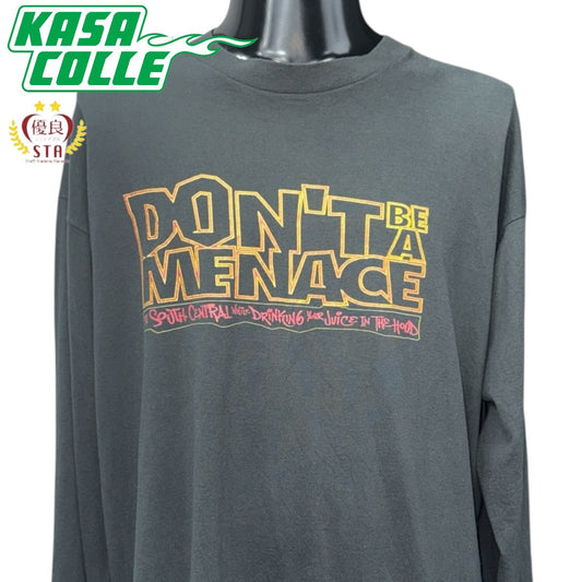 【DON'T BE A MENACE】ドント・ビー・ア・メナス "THE SOUNDTRACK" 1995コピーライト 90's Vintage MovieロングスリーブTシャツ