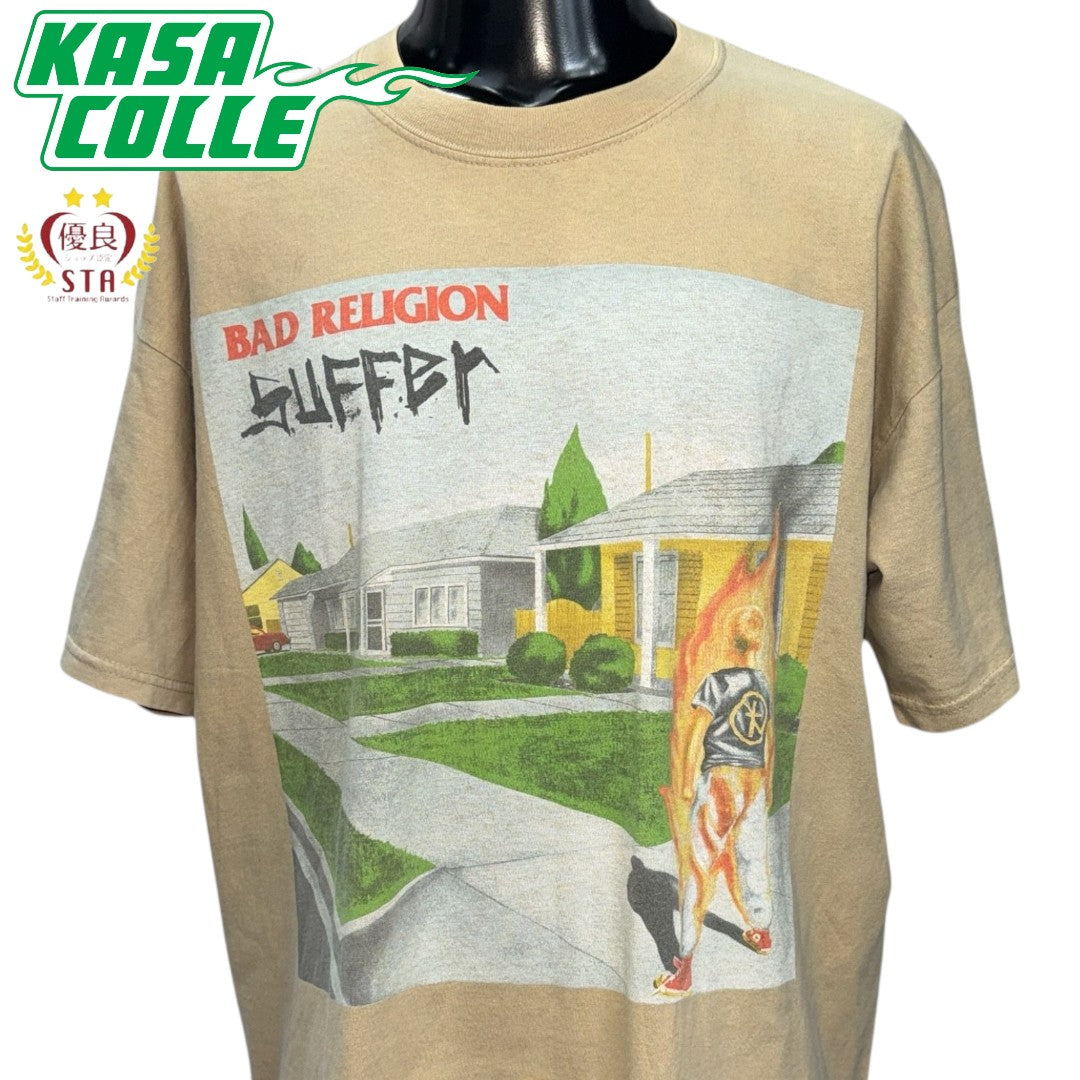 【BAD RELIGION】バッドレリジョン "Suffer"  Y2K Vintage Tシャツ
