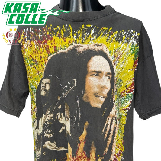 【BOB MARLEY】ボブ・マーリー フロントオーバープリント 90s00s Vintage Tシャツ