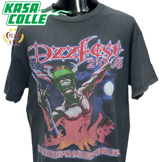 【OZZY OSBOURNE】オジーオズボーン "OZZFEST 2003" DELTAタグ Y2K Vintage Tシャツ