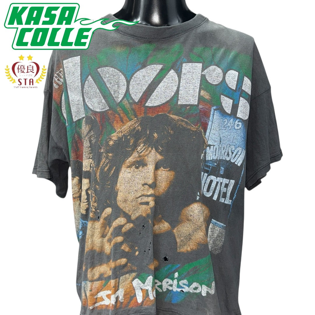 【THE DOORS】ドアーズ "Jim Morrison" 大判プリント Vintage Tシャツ