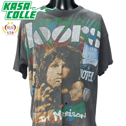 【THE DOORS】ドアーズ "Jim Morrison" 大判プリント Vintage Tシャツ