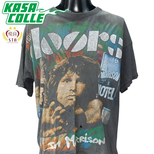 【THE DOORS】ドアーズ "Jim Morrison" 大判プリント Vintage Tシャツ