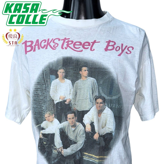 【BACKSTREET BOYS】バックストリート・ボーイズ 両面プリント90's Vintage Tシャツ
