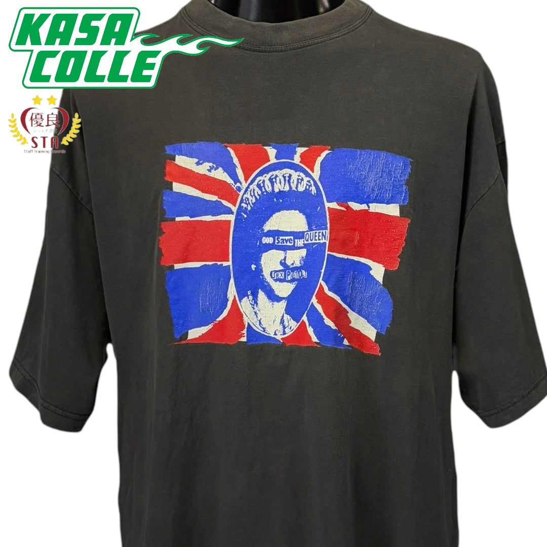 【SEX PISTOLS】セックスピストルズ GOD SAVE THE QUEEN 90s ユーロヴィンテージ Tシャツ XL
