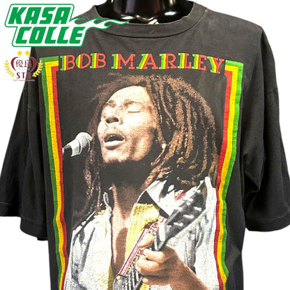 [BOB MARLEY] Bob Marley Rasta Color T-shirt L