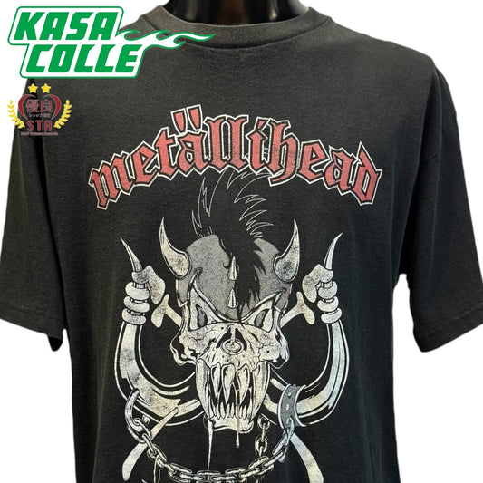 [METALLICA] Metallica METALLIHEAD LIVING TO WIN USA Made T-shirt L