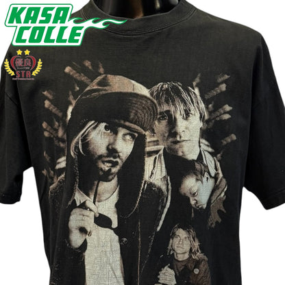 [KURT COBAIN] Kurt Cobain "NIRVANA" 90's Vintage T-shirt (Size L)