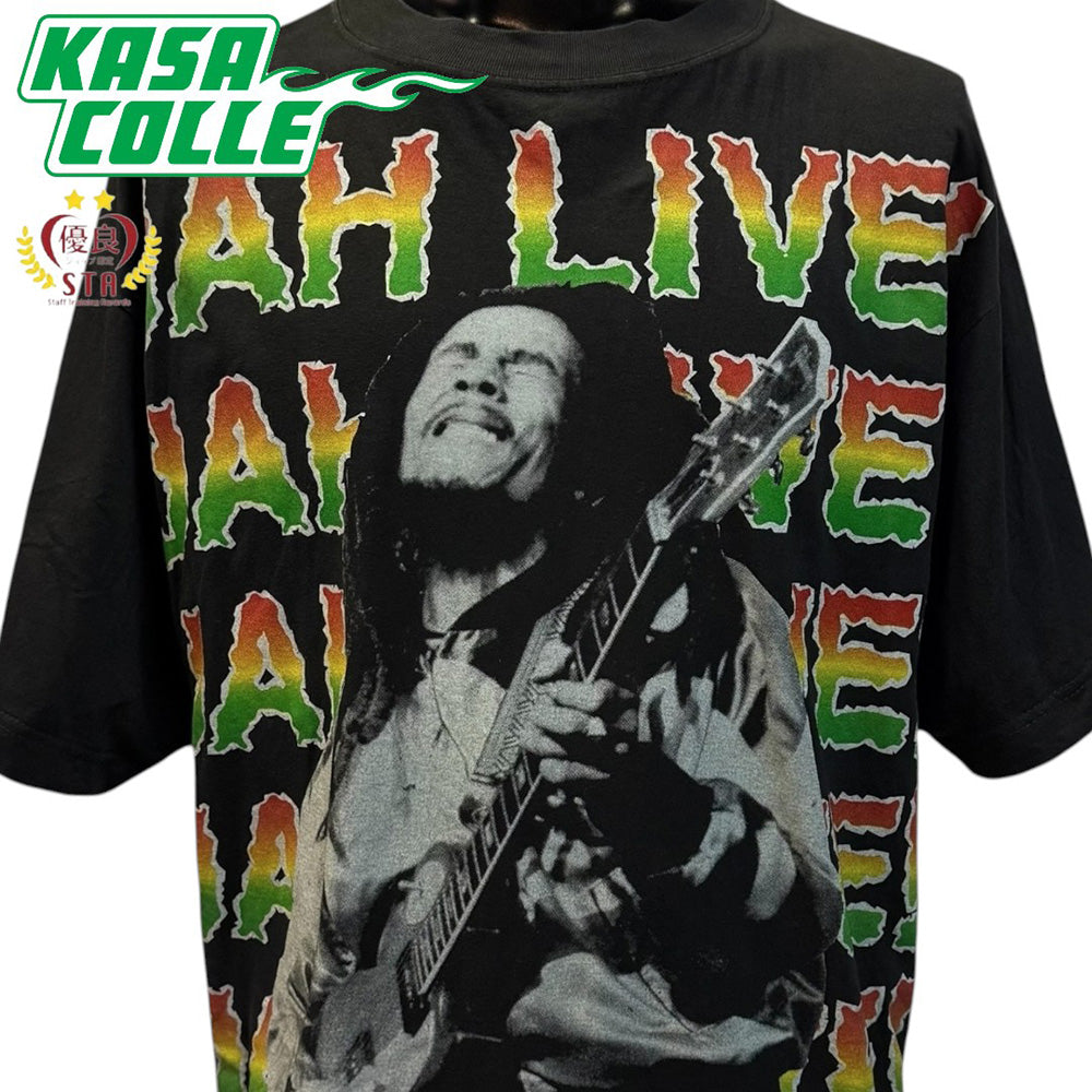 【Bob Marley】ボブ マーリー JAH LIVE Tシャツ L相当