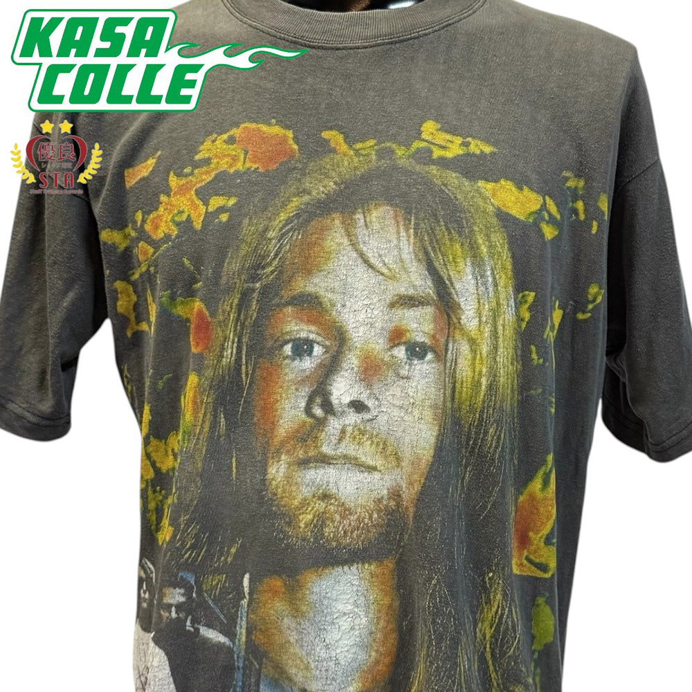 [KURT COBAIN] Kurt Cobain "NIRVANA" 90's Vintage T-shirt (Size L)