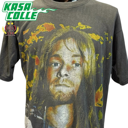 [KURT COBAIN] Kurt Cobain "NIRVANA" 90's Vintage T-shirt (Size L)