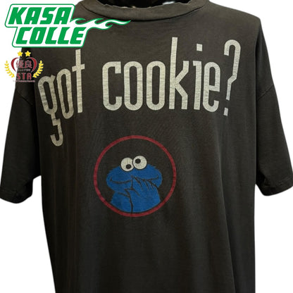 [COOKIE MONSTER] Cookie Monster Sesame Street got cookie? Vintage T-shirt L