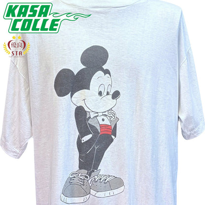 【DISNEY】ディズニー ミッキー タキシード Vintage Tシャツ XL