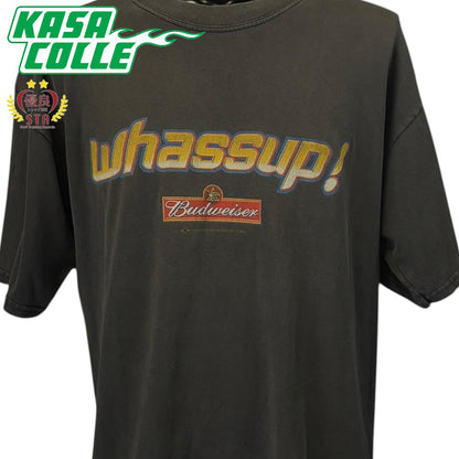 [BUDWEISER] Budweiser "Whassup!" Corporate T-Shirt, Size XL