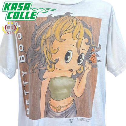 [BETTY BOOP] Betty Boop Mariah Carey Butterfly Vintage T-shirt, Size L