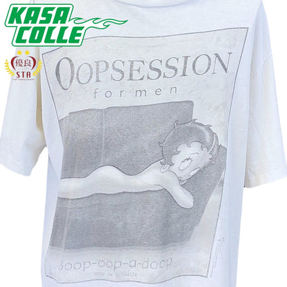 Betty Boop "OOPSESSION for men" Sexy Art 90's Vintage T-shirt, Size XL