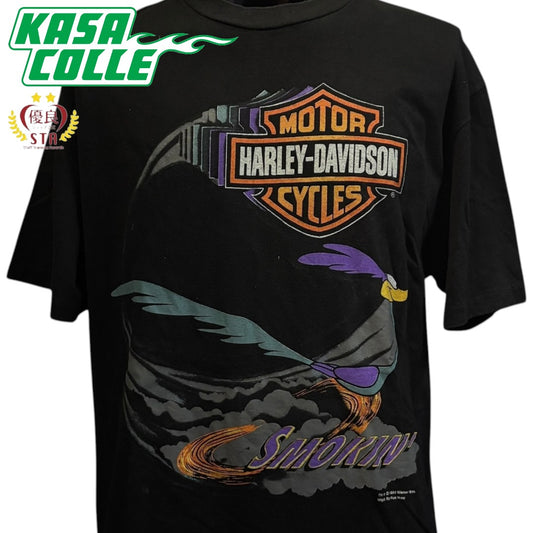 [HARLEY DAVIDSON] Harley Davidson Road Runner Vintage T-shirt L
