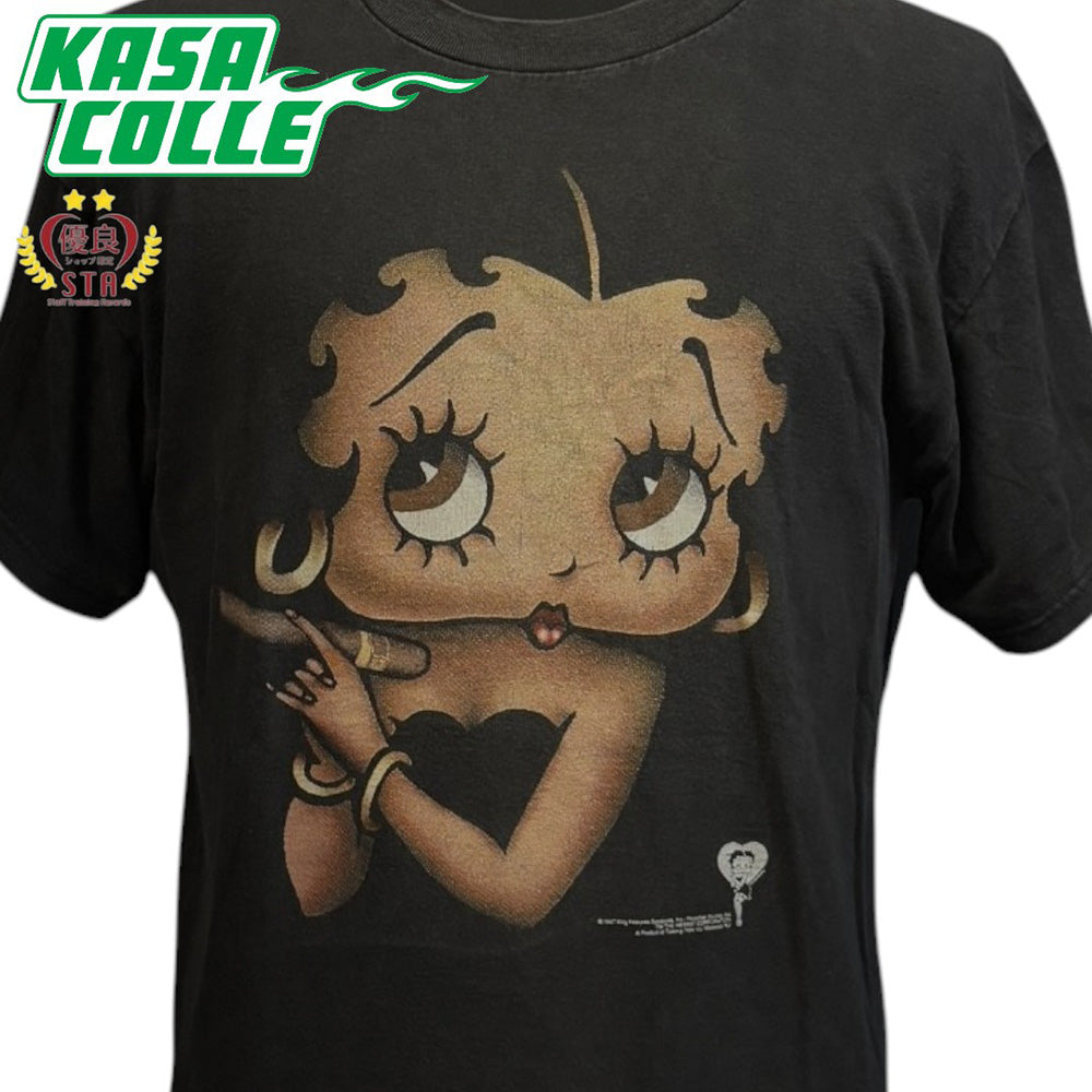 【BETTY BOOP】 ベティブープ 007 JamesBond  vintage Tシャツ L