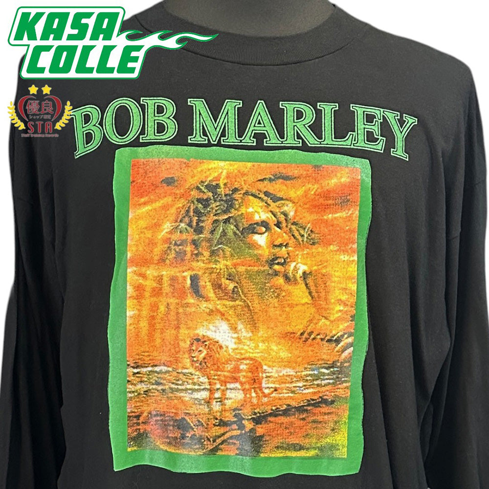【BOB MARLEY】ボブマーリー The Legend Lives Vintage ロングTシャツ