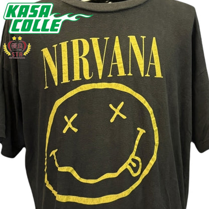 【NIRVANA】ニルヴァーナ SMILE スマイル ユーロ 90's Vintage  Tシャツ L
