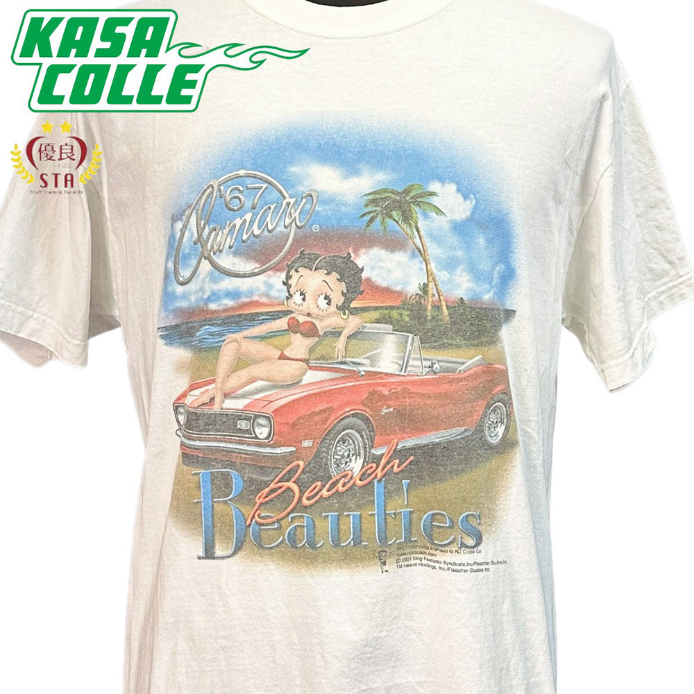 【BETTY BOOP】ベティブープ  "Beach Beauties" Vintage Tシャツ L