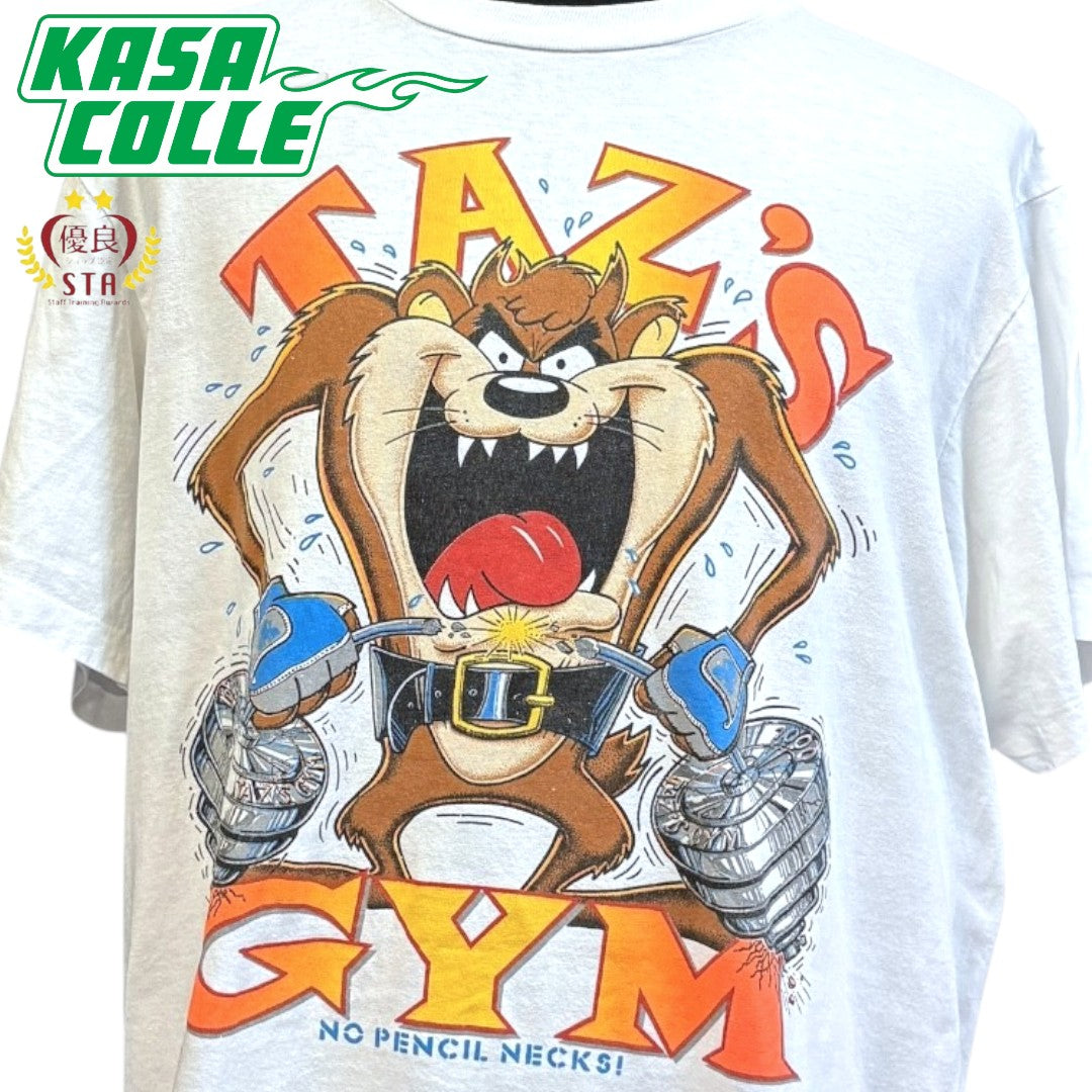 【LOONEY TUNES （TAZ'S GYM）】ルーニーテューンズ タズマニアンデビル Vintage Tシャツ XL