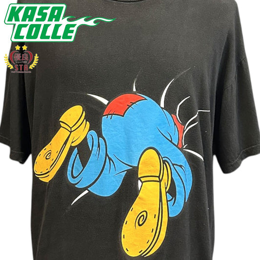 [DISNEY] Disney Goofy Trick Art Print Vintage T-Shirt, Size XL