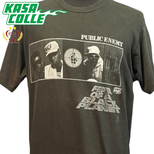 [PUBLIC ENEMY] Public Enemy "FEAR OF A BLACK PLANET" 90s Vintage T-shirt, size XL