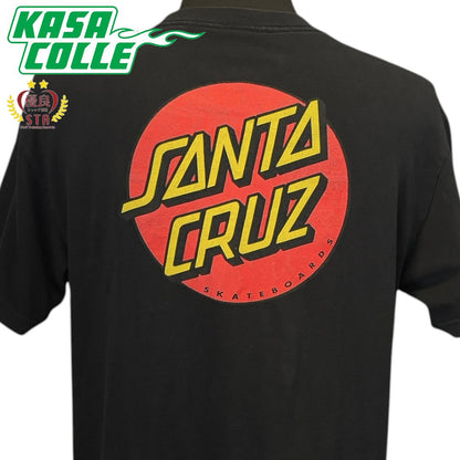 [SANTA CRUZ] Santa Cruz Dot Logo Back Print Vintage T-Shirt XL