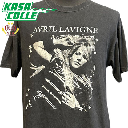 [AVRIL LAVIGNE] Avril Lavigne "THE BEST DAMN TOUR 2008" Vintage T-shirt, Size L