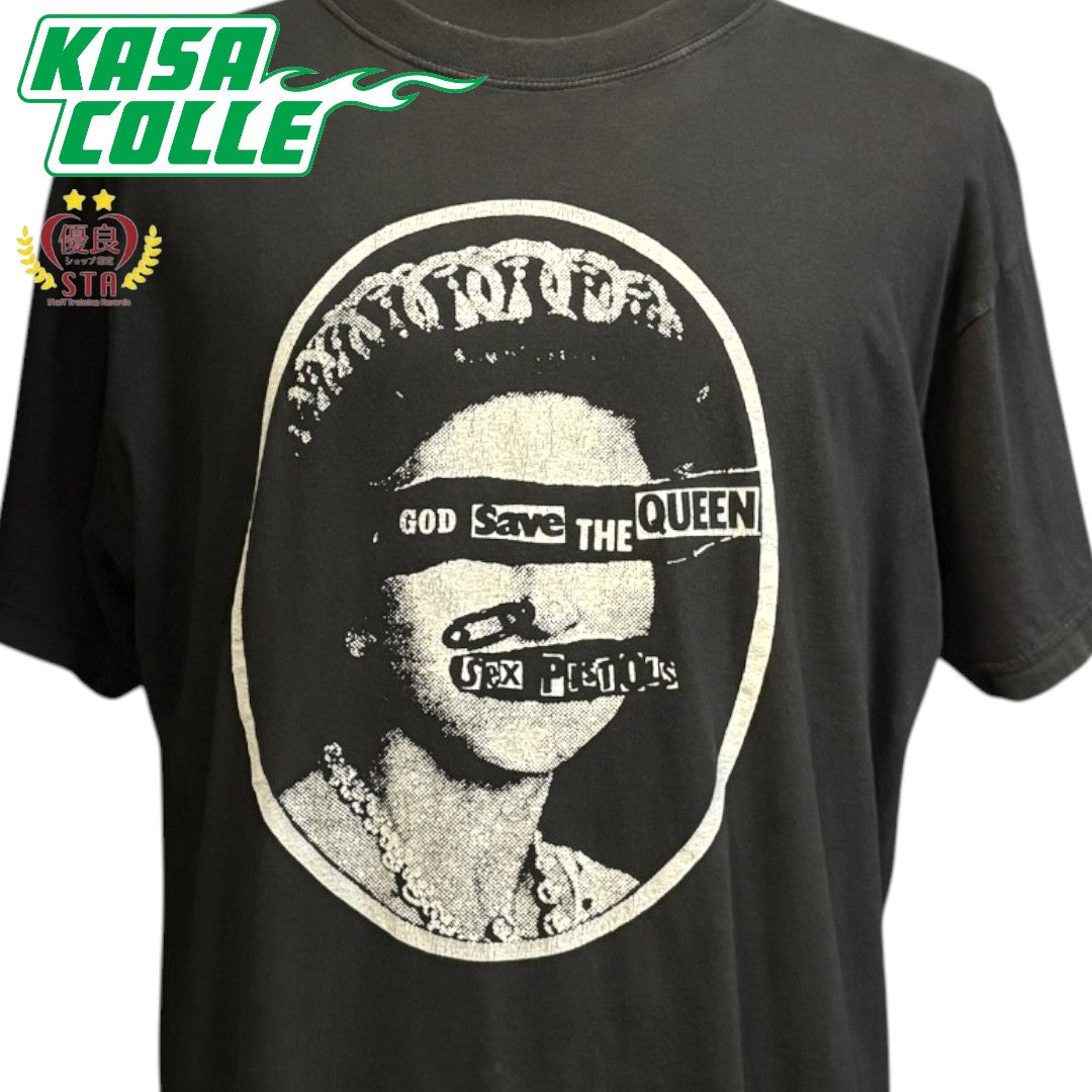 【SEX PISTOLS】セックスピストルズ  "God Save The Queen" Vintage Tシャツ XL