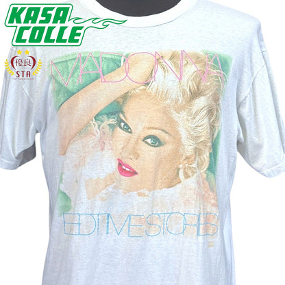 【MADONNA】マドンナ  "BEDTIME STORES" 90's Vintage Tシャツ L（XL相当）