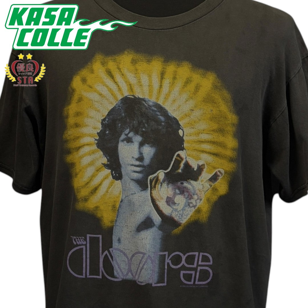[THE DOORS] The Doors Jim Morrison Sunburst Hand Palm Vintage T-shirt L
