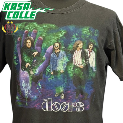 [THE DOORS] The Doors psychedelic hand 90's Vintage T-shirt L