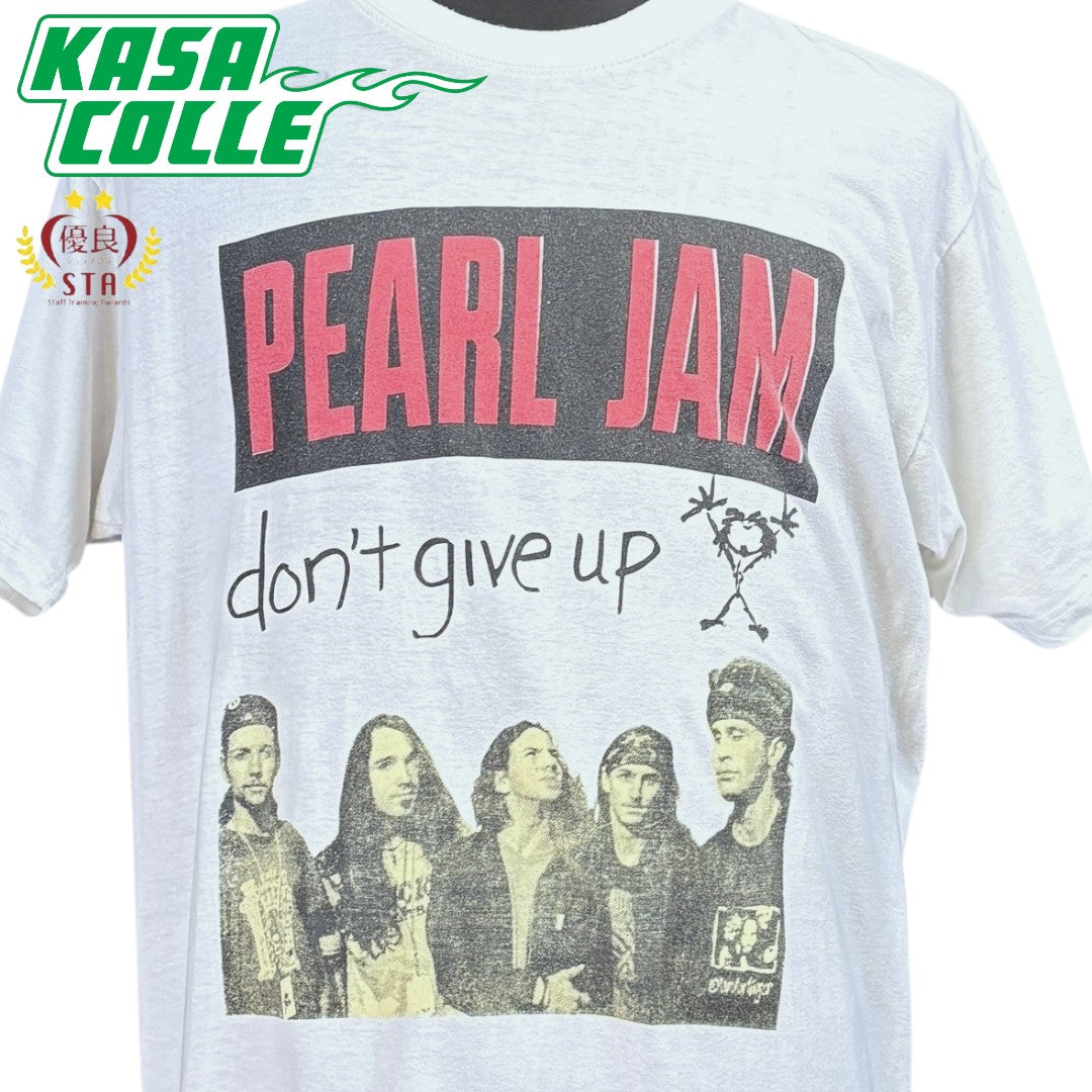 Pearl Jam "Don't Give Up" White T-Shirt, 90s, Size XL