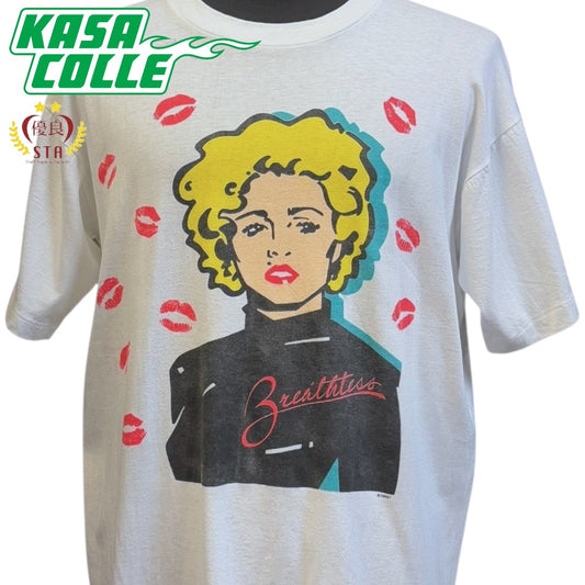 [MADONNA] Madonna 90's Vintage Breathless Movie T-Shirt, Size XL