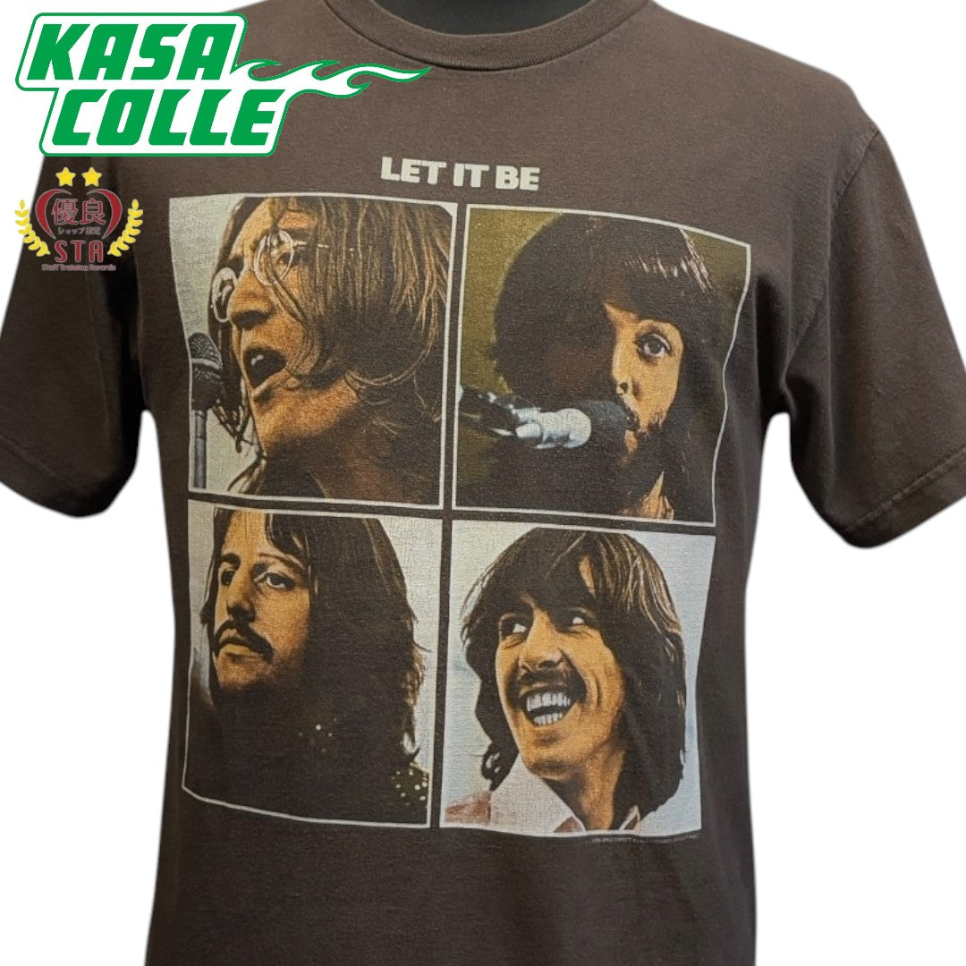 【THE BEATLES】ビートルズ「LET IT BE」フォトTシャツ M