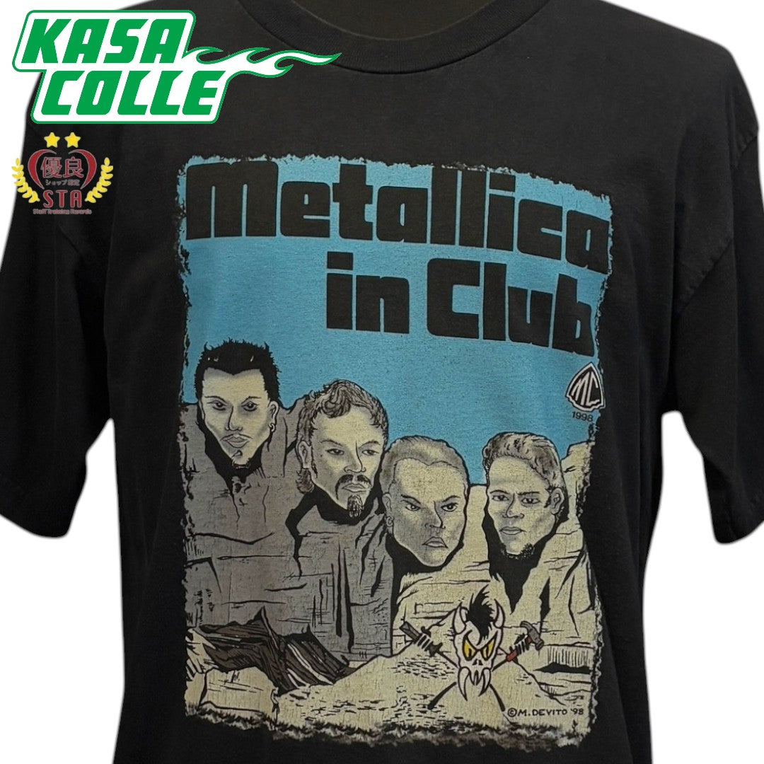 【METALLICA CLUB IN STUBBORN MEMBER 】メタリカ  メンバープリントTシャツ 90's  L