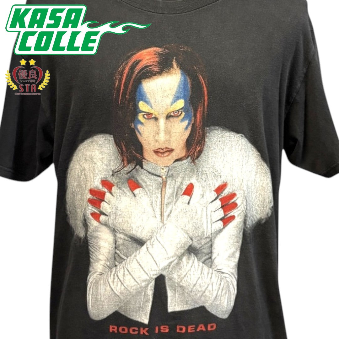 [Marilyn Manson] Marilyn Manson "ROCK IS DEAD omega" T-shirt L
