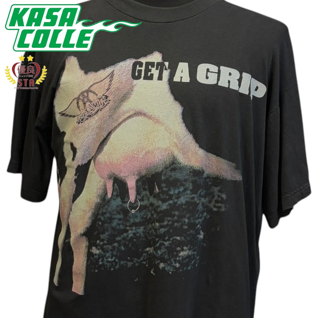 【AERO SMITH】エアロスミス “Get A Grip” ツアーTシャツ 90s バンドTシャツ L.XL相当