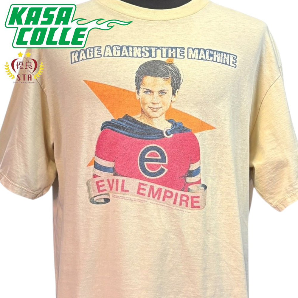 【RAGE AGAINST THE MACHINE】レイジ・アゲインスト・ザ・マシーン)"EVIL EMPIRE" 90s Vintage Tシャツ X