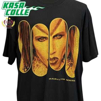 [MARILYN MANSON] Marilyn Manson "ROCK IS DEAD" 90's Vintage T-shirt, size XL