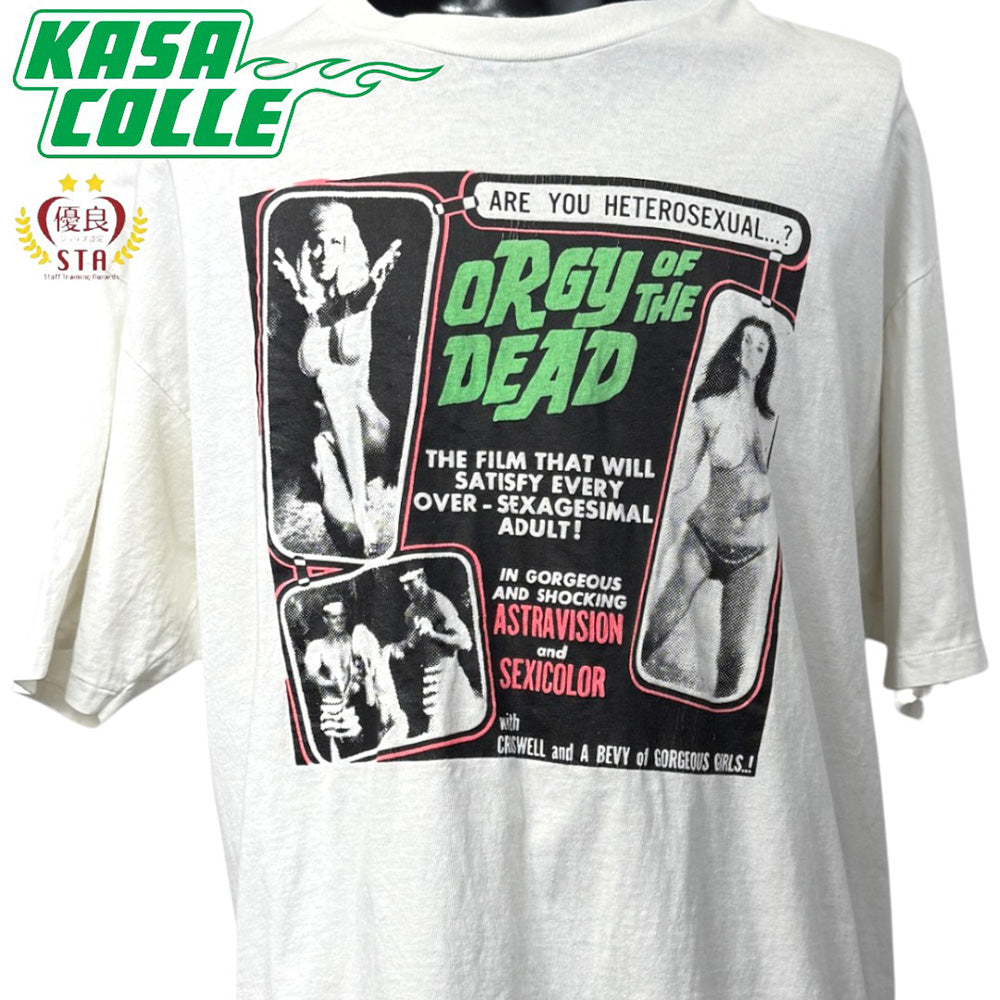 【ORGY OF THE DEAD】オージーオブザデッド 死霊の盆踊り Vintage Tシャツ XL相当
