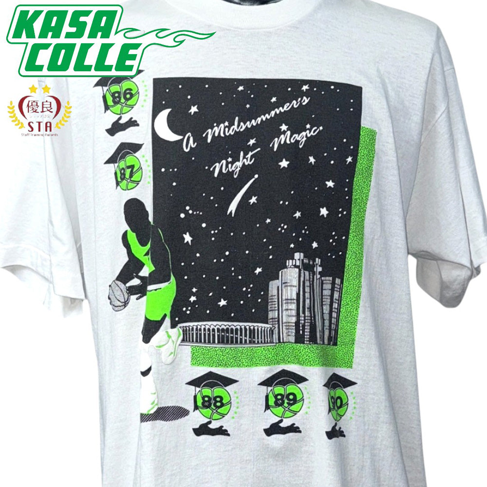 【MIDSUMMER NIGHT BASKETBALL】ミッドサマーナイトバスケットボール USA製 Vintage Tシャツ XL