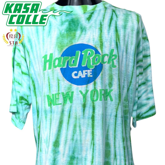 [HARD ROCK CAFE] Hard Rock Cafe NEW YORK Tie-Dye Vintage T-Shirt, Size XL