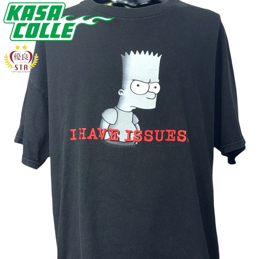 THE SIMPSONS "I HAVE ISSUES" DELTA Tag T-Shirt, XL