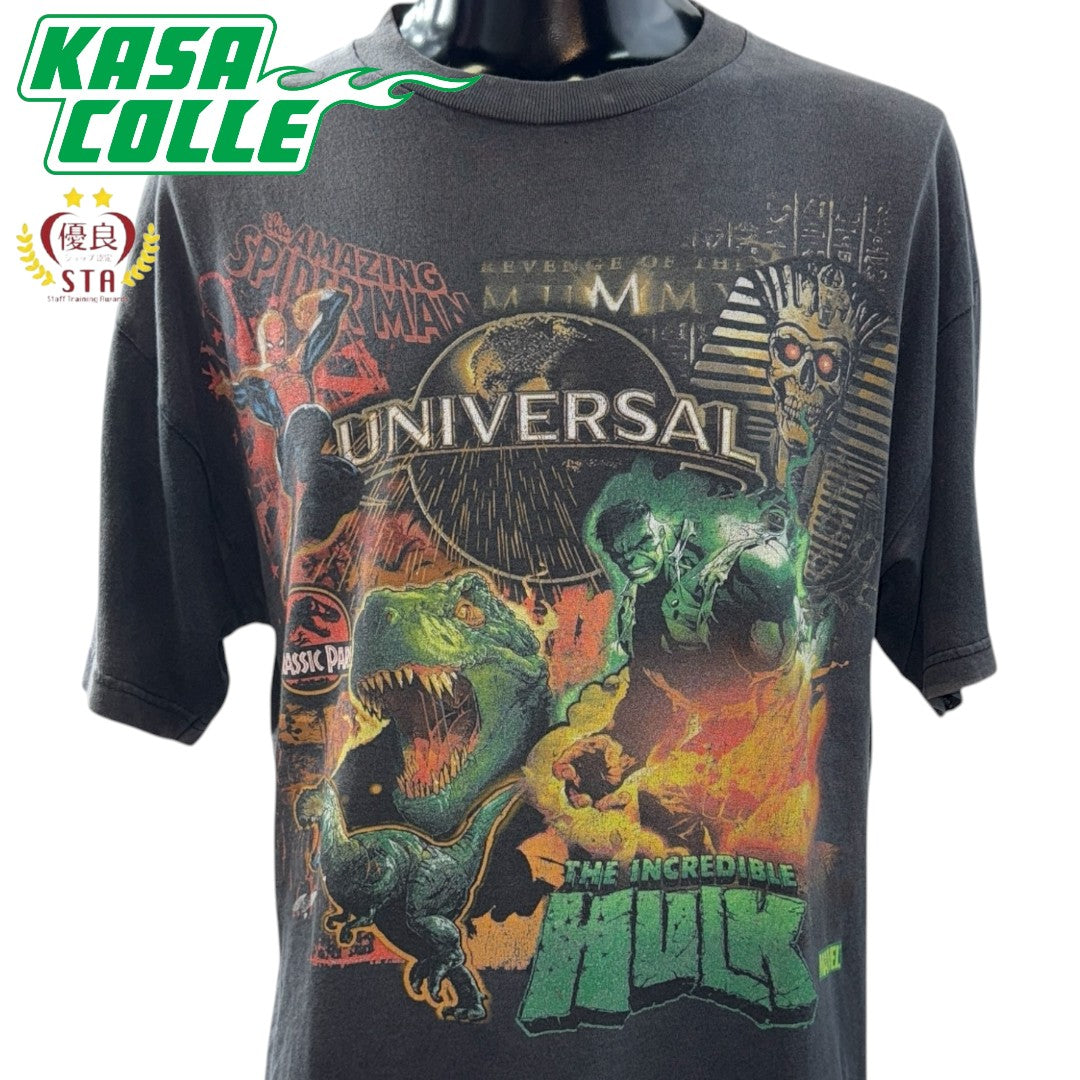 [UNIVERSAL] Universal Vintage Spider-Man Jurassic Park Hulk T-shirt