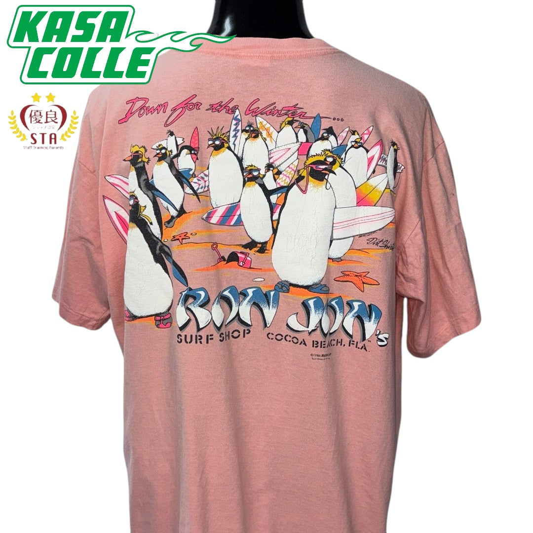 【RON JON】ロンジョン PENGUIN 80’s Vintage Tシャツ
