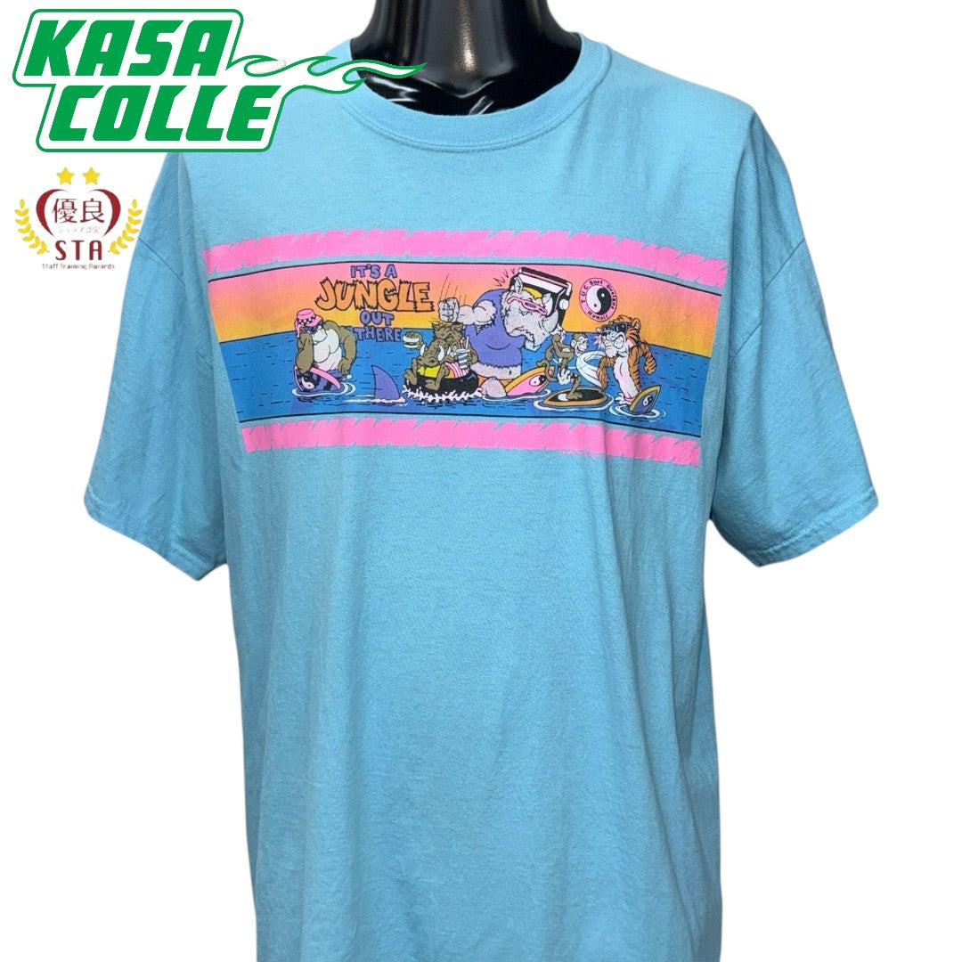 【T&C SURF DESIGNS】タウンアンドカントリー "IT'S A JUNGLE OUT THERE" 80's Vintage Tシャツ