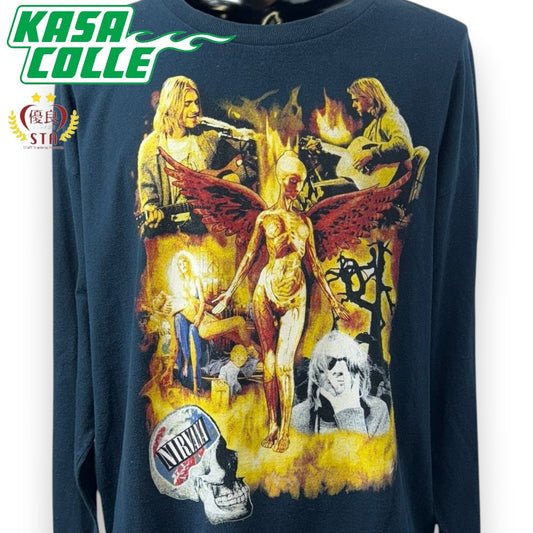 [NIRVANA] Nirvana “ANGEL × LIVE PHOTO” Long Sleeve T-Shirt
